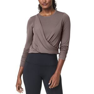 Spanx® Womens  Better Base Twist & Fold Top, Green